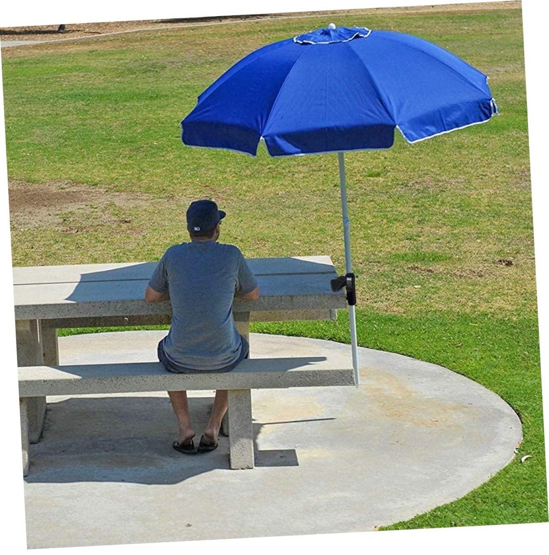 Patio Umbrella Clamp Umbrella Stand Bench Buddy Deck Umbrella Holder Bracket 