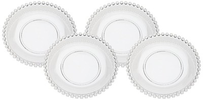 Chesterfield Glass Dessert Plates, Set of 4