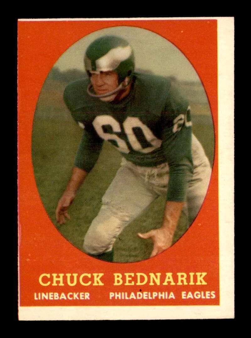 1958 Topps #35 Chuck Bednarik   VGEX X3711407