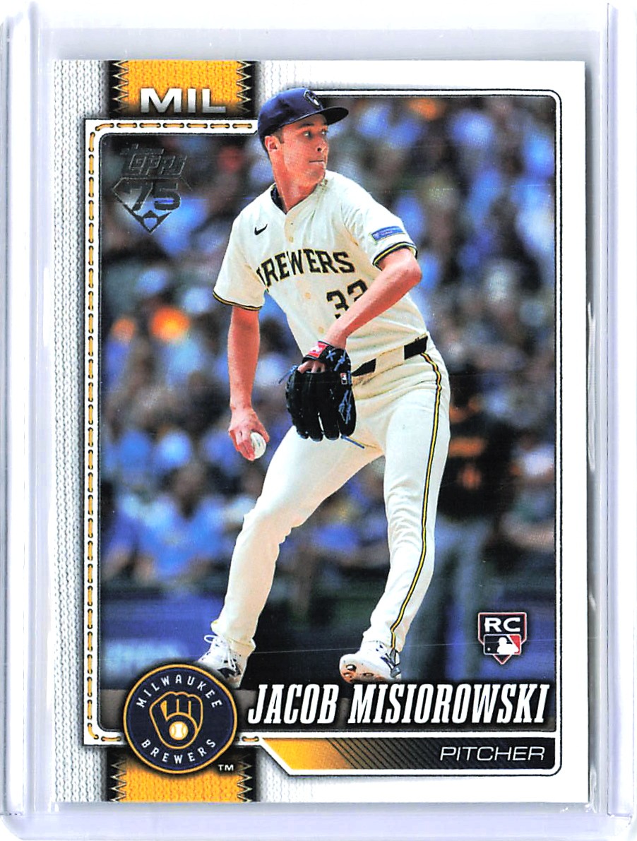 2026 Topps Jacob Misiorowski Baseball Card #10 Sandglitter Uncgraded MLB