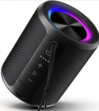 Altavoces Bluetooth Inalámbricos Portátil, Altavoz Bluetooth Mini Con Luz Led