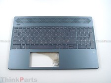 New/Orig HP Pavilion 15-CS 15-CW 15.6" Palmrest Bezel US BL Keyboard Fog Blue