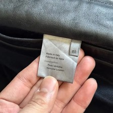 Dior Homme FW03 Napoleon Leather Jacket for Men