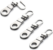 Zipper Pull Replacement for Small Holes Zipper, Detachable Zipper Tab Repair for