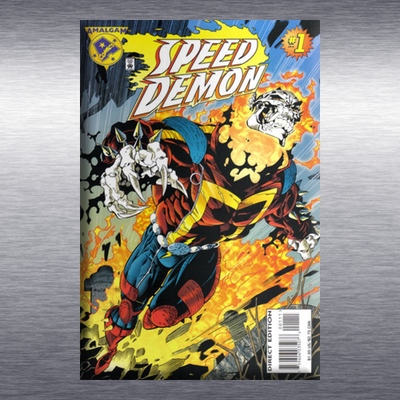 #ad Speed Demon #1 Amalgam Comic Cover High Quality Magnet Ghost Rider Flash $6.95