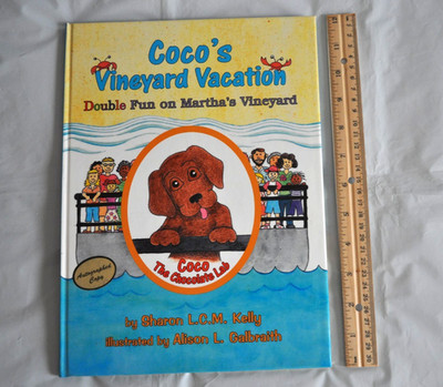 Coco's Vineyard Vacation Double Fun on Martha's Vineyard Signed Sh. L.C.M. Kelly