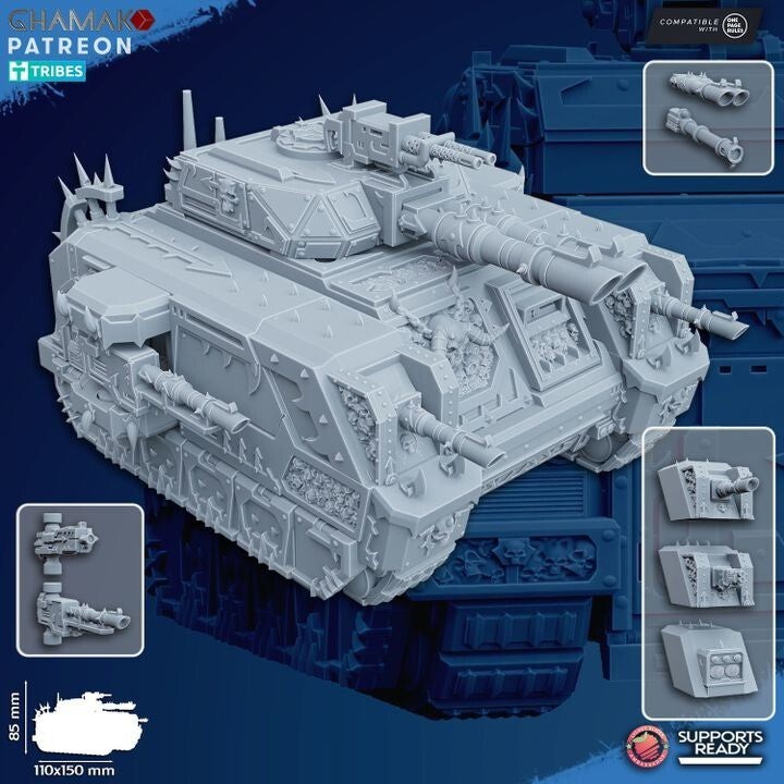 Heretic Armored Tank véhicule blindé antichoc pour s'amuser en extérieur en famille