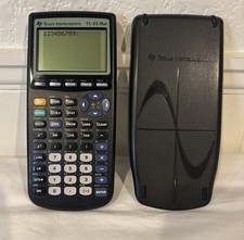 Texas Instruments TI-83 Plus Graphing Calculator Tested Working Cover 1999 VTG