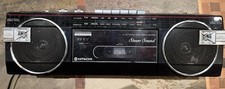 1980s Vintage Hitachi TRK-6400H Boombox AM-FM Stereo Cassette Tape Recorder Cord