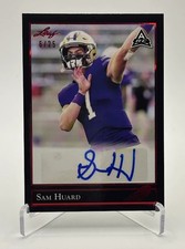 Sam Huard 2021 Leaf Rookie RC Auto /25 ( Vikings )