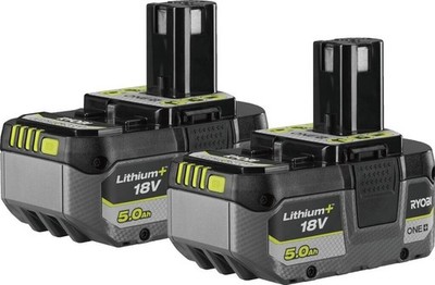 RYOBI   18 Volt ONE+ 5,0 Ah Lithium-Ionen-Akku   kompatibel mit allen 18 V ONE+