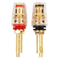 Dynavox Bananenbuchsen Zum Einbau Buchsen FüR Bananenstecker Vergoldet, 2 StüCk