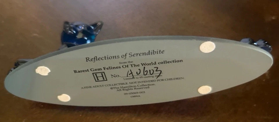 Colección de 10 gemas más raras de los felinos del mundo por Hamilton Collection con exhibición Foto 3 de 4