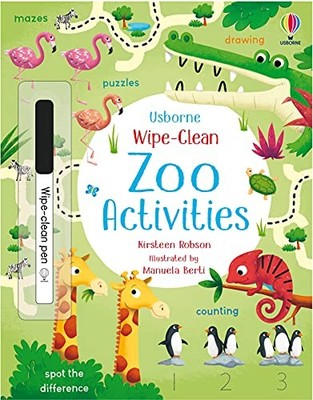 Wipe-Clean Zoo Activities (Wip - VERY GOOD