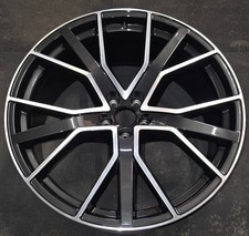 Audi Q8 SQ8 2019 - 2023 59065 OEM wheel rim 22 x 10 CNC BLACK