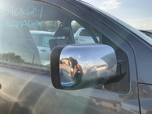 2011 Nissan Armada CHROME Passenger Door Mirror OEM