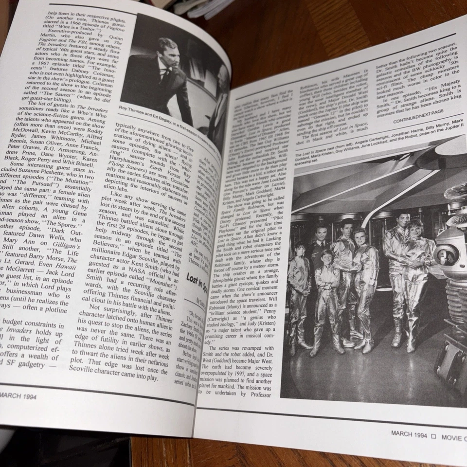 Movie Club Magazine Mamie Van Doren Harrison Ford 1994 Vincent Price Tribute - Image 4 of 4