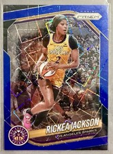 2025 Prizm WNBA Rickea Jackson Blue Velocity Prizm Los Angeles Sparks #118 M/NM