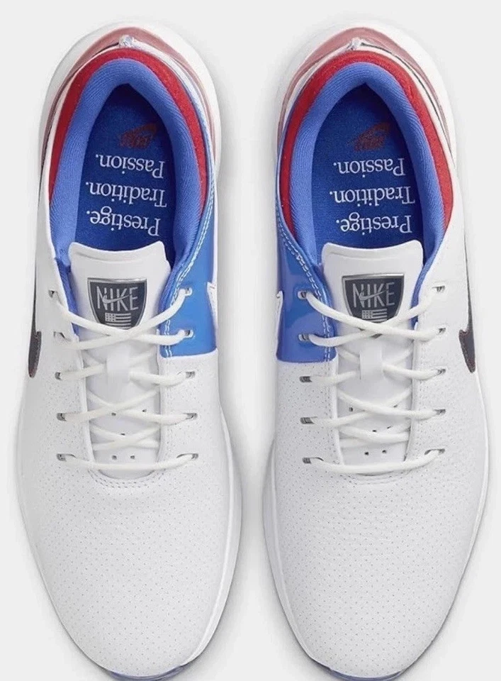 Zapatos de golf Nike Ryder Cup Zoom Air Victory Tour 3 NRG FB8132-100 para hombre talla 10,5 Foto 4 de 4