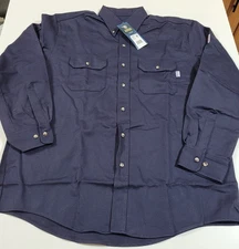 Tyndale Button Work Shirt Arc-Rated & Flame Resistant Size XL New With Tags