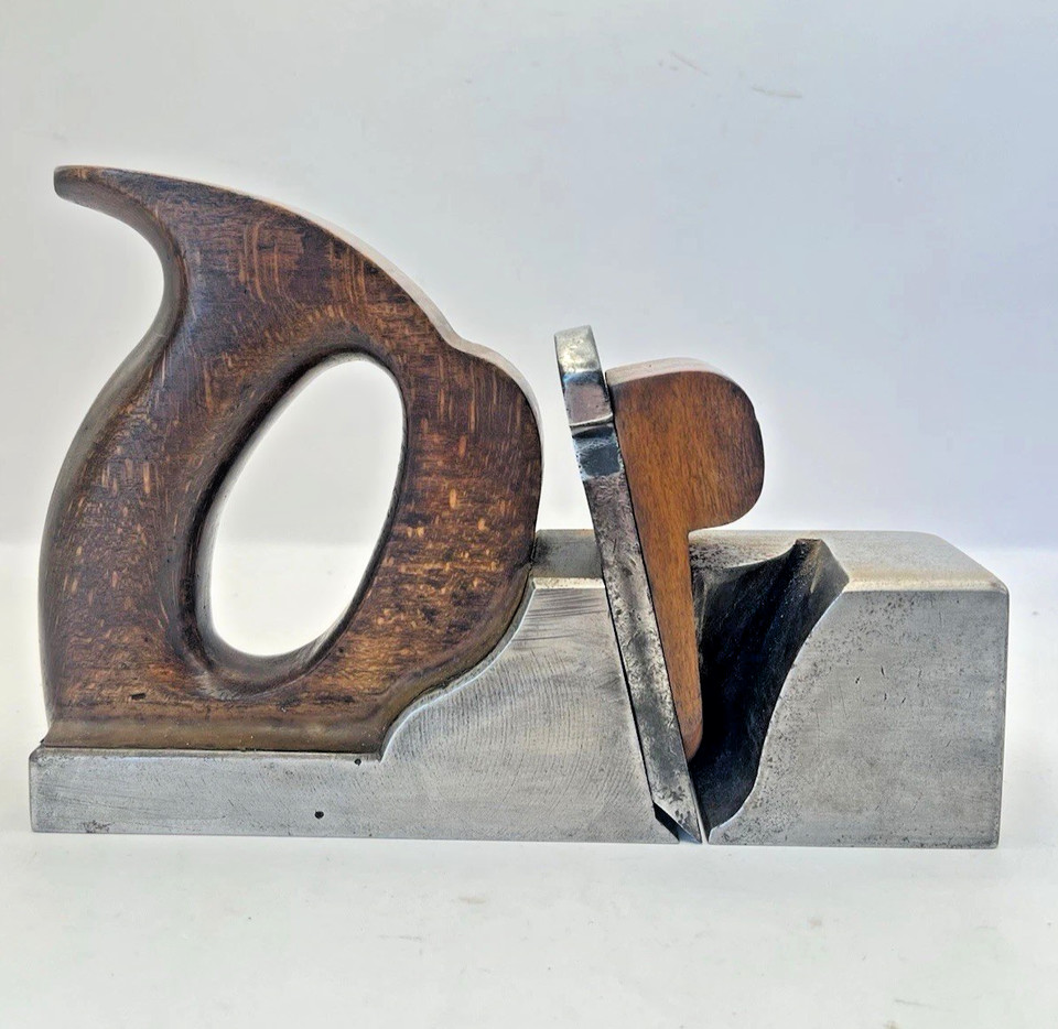 A heavy antique rabbet scraper plane is the kind of obscure, beautifully made tool that makes woodworking nerds genuinely emotional.