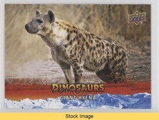 2015 Dinosaurs Ice Age Creatures SSP Extinction Red Giant Hyena #145 READ 0q2