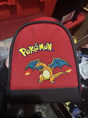 GBA Game Boy Advance Carrying Bag  Pokemon Fire Red Version Charizard 2004