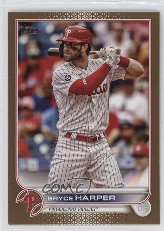 2022 Topps Series 1 Gold 1355/2022 Bryce Harper #250 0d94