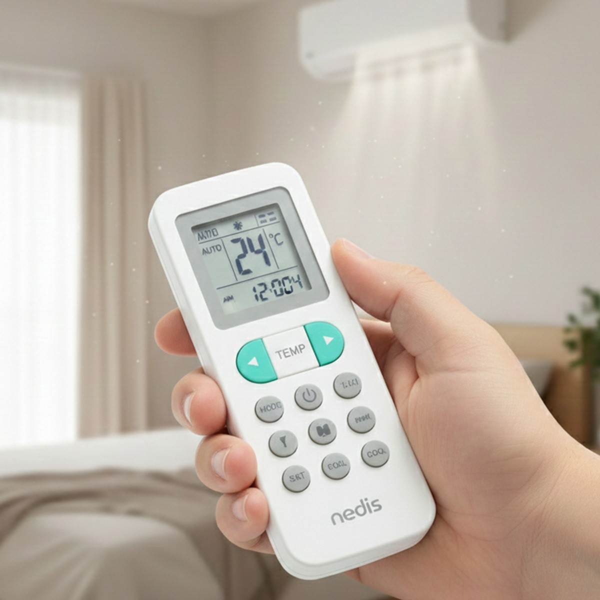 Télécommande Universelle LCD Nedis pour Climatiseurs Split avec Écran Rétroéclairé - 4