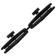 Dual Extension Double Socket Arm Compatible with RAM B-Size Mounts and Other 1