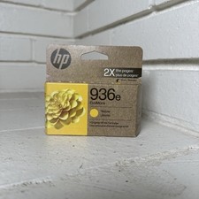 Genuine HP 936e EvoMore Yellow Original Ink 1,650 Pgs 4S6V5LN Dated Nov 27 OEM