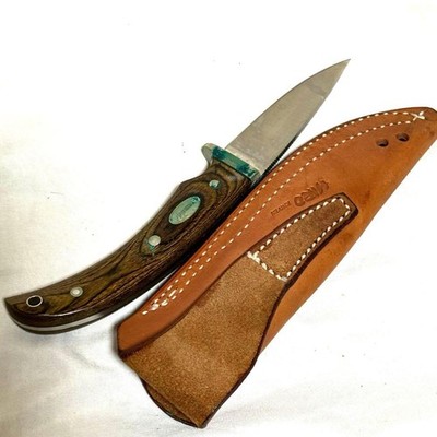 SHIMANO HIRO KNIVES Fishing Knife Rare Discontinued Wooden Handle Outdoor Tool