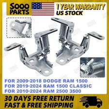 2Pc Front Lower Left & Right Door Hinge For 2010-2024 Ram 3500 2500 1500 Classic