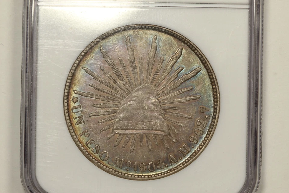 1904-Mo Mexico 8 Reales NGC MS62 Toned - Image 4 of 4