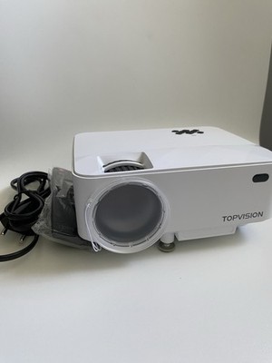 TOPVISION Mini Beamer mit Screen Mirroring, 7000 Lumen Heimkino, Full HD 1080P