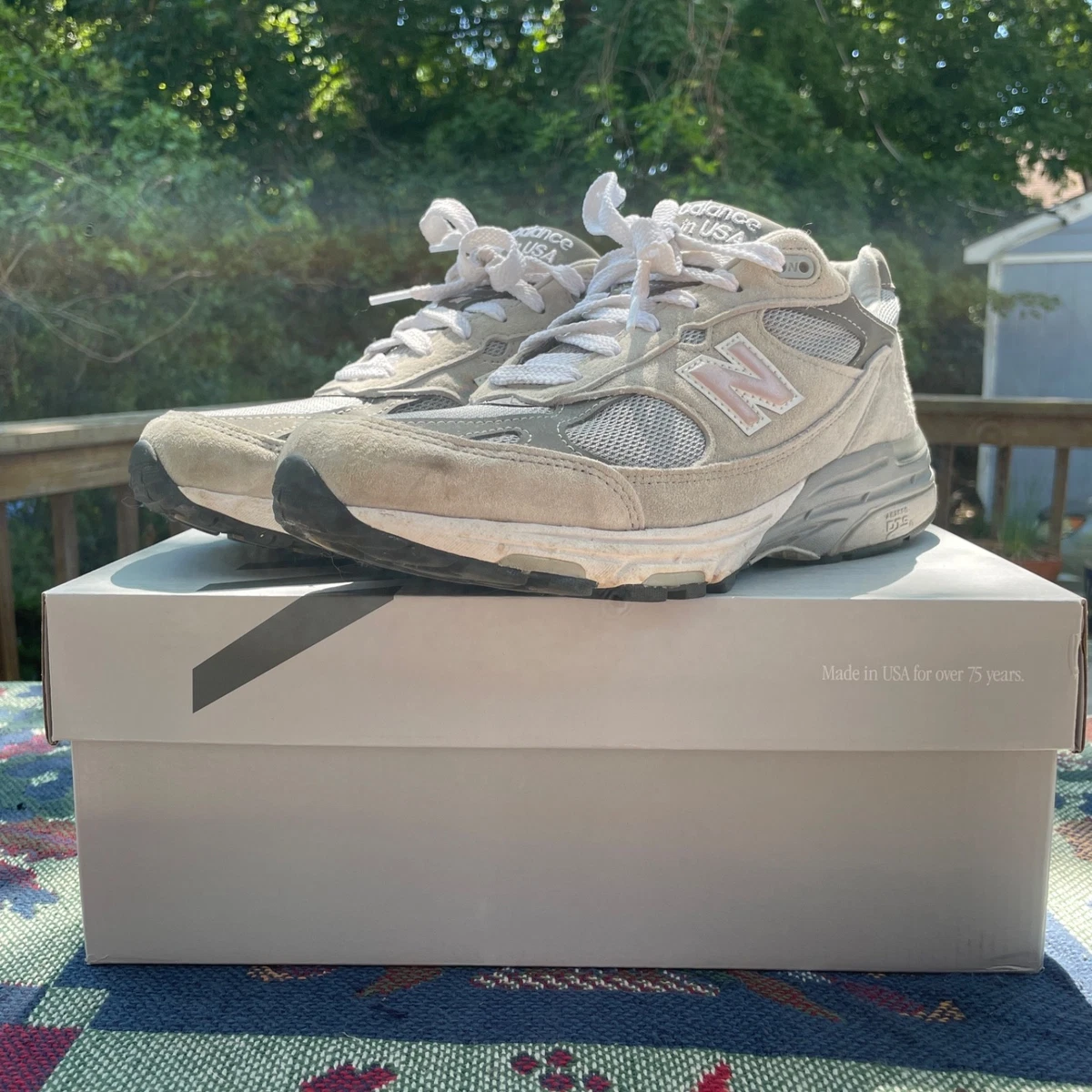 Preços baixos em New Balance 993 Made In USA Grey | eBay