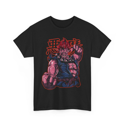 Akuma Gouki T-shirt, Karate Tee, Street Fighter Shirt, Video Game Graphic Tee