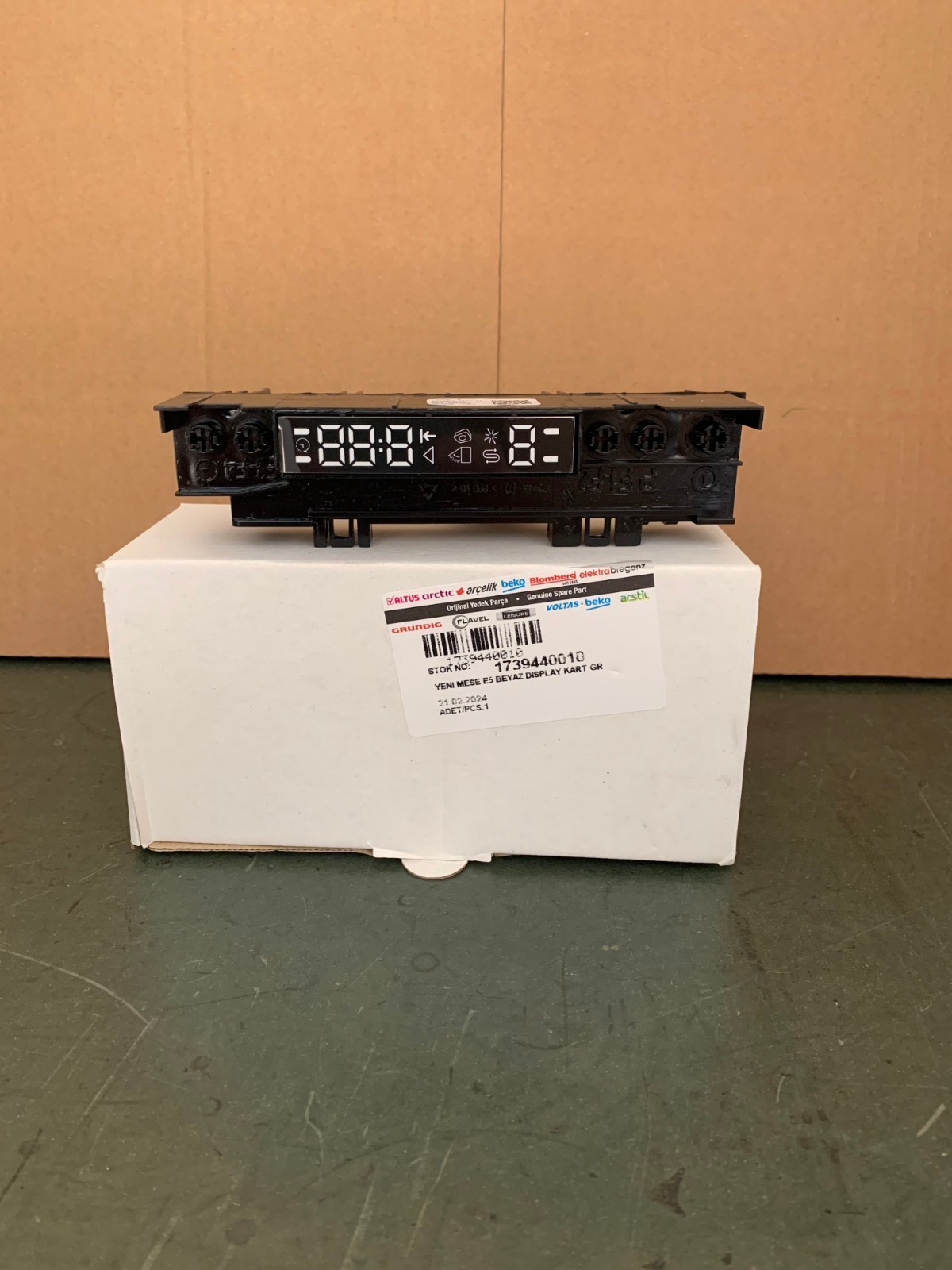 Module afficheur 1739440010 lave vaisselle Beko pièce programmateur