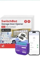 Switchbot WiFi Smart Garage Door Opener, Matter Certified, Alexa/Go. - NEW