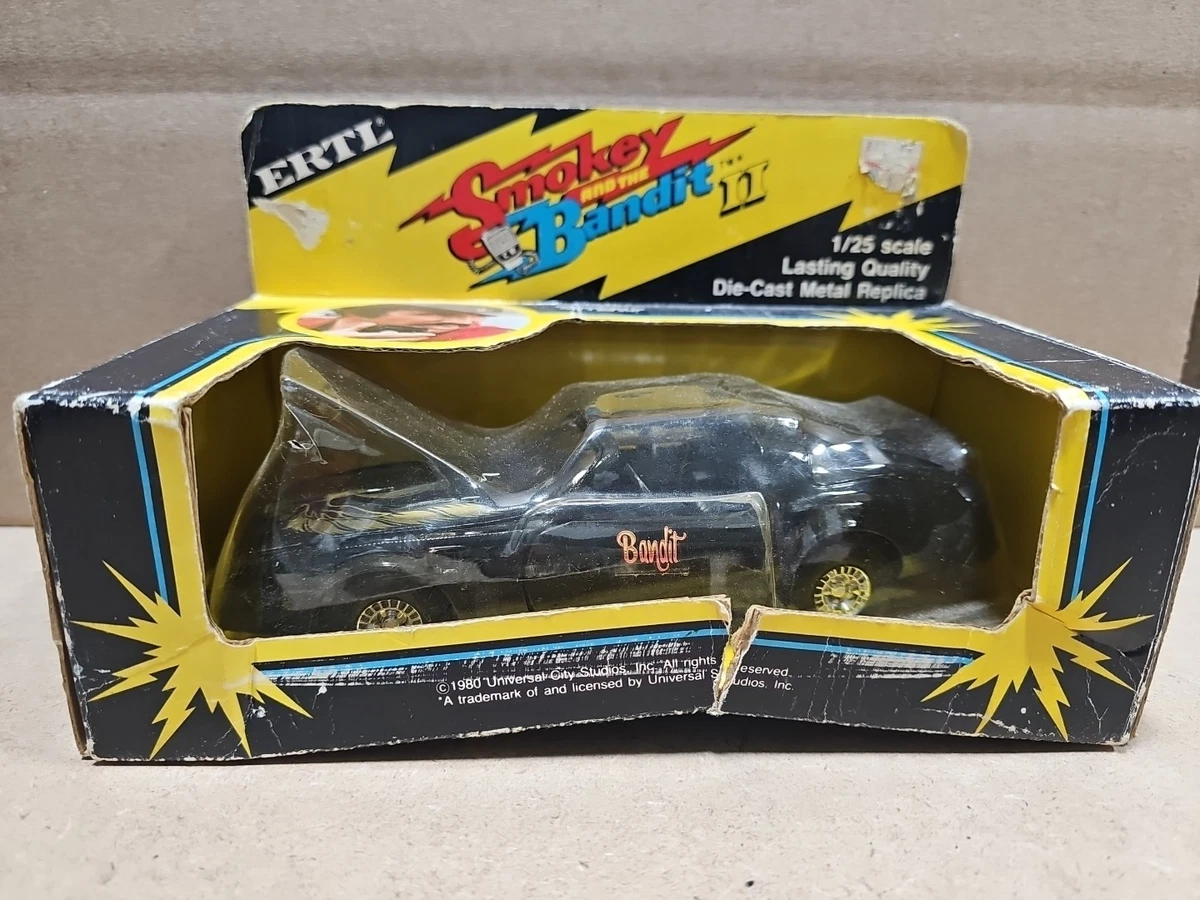 ERTL SMOKEY AND The Bandit 1/64 Pontiac Firebird Trans Am 1980 lot de 2