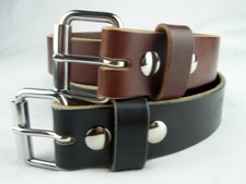 1 1/2" Premium Heavy Duty Leather Belt   Handmade Work Belt   CCW Carry Gun Belt