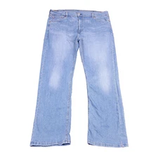 Levis 527 Bootcut Jeans 41x32 Actual Sz Blue High Rise Stretch Denim Classic Fit