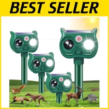 Ultrasonic Animal Repeller - Dual Action System