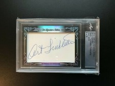 Art Linkletter Signed Autographed 2016 Leaf Cut Signature Beckett BAS Slab 3/5