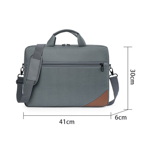 Portable Laptop Bag Commuter Shoulder Bag Large Capacity Business Briefcase - Picture 4 of 43