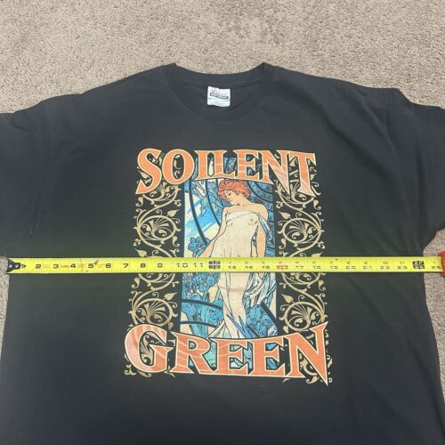 Vintage Soilent Green Sewn Mouth Secrets Shirt 90’s Hanes Beefy Size XXL Rare - Picture 6 of 8