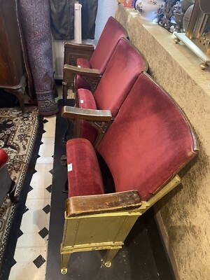 Antique theatre Seats Vintage Retro Cinema Seats UK