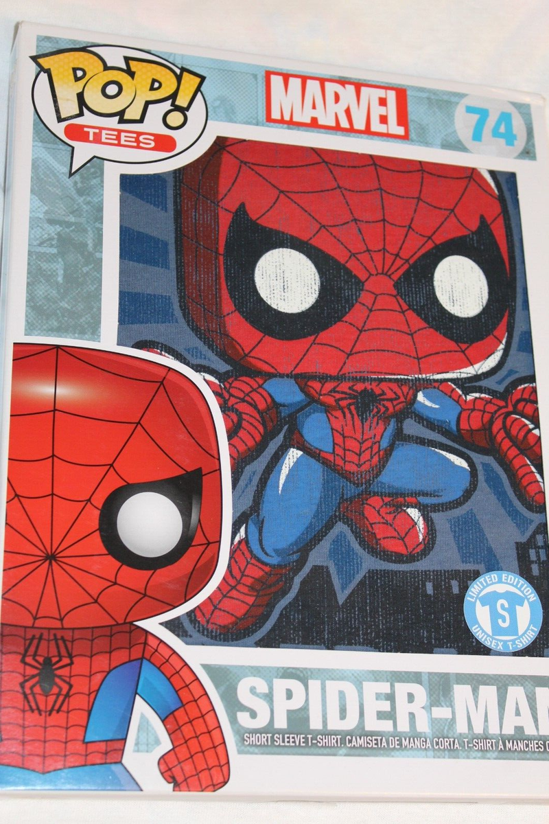 Pop! Tees 74 Marvel Spider-Man Short Sleeve Shirt Men's