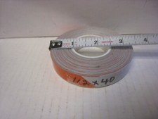 3M BRAND 1/2" x40' Roll WHITE  ORANGE REFLECTIVE CONSPICUITY TAPE Sheeting 5x5