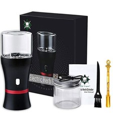Electric Herb Grinder COMPACT Size Fast Grinding for Flower Buds Updated 6 Bl...